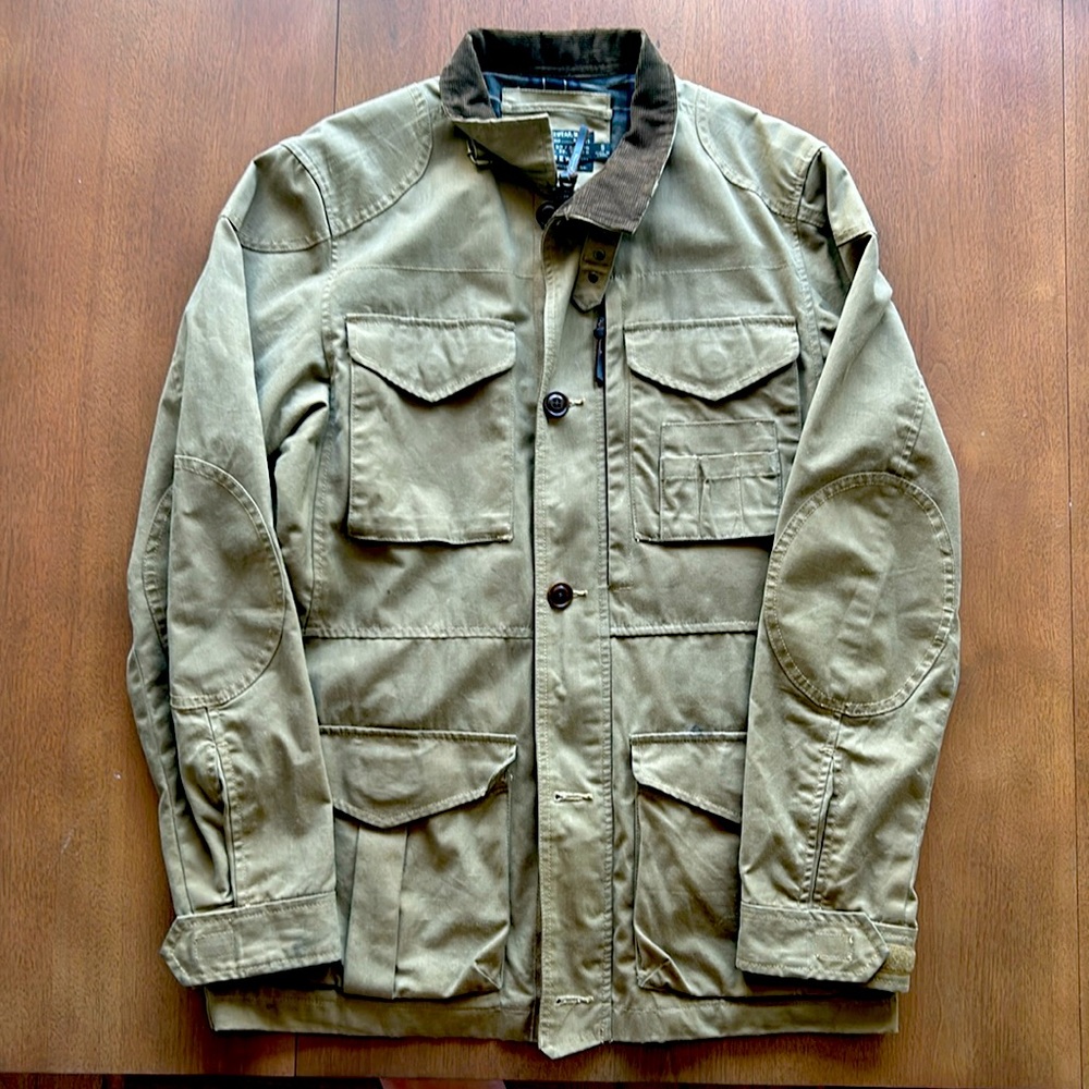 J.crew wax-wear jacket.